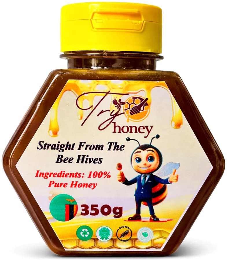 Try Honey 350 g jar of Mwinilunga honey